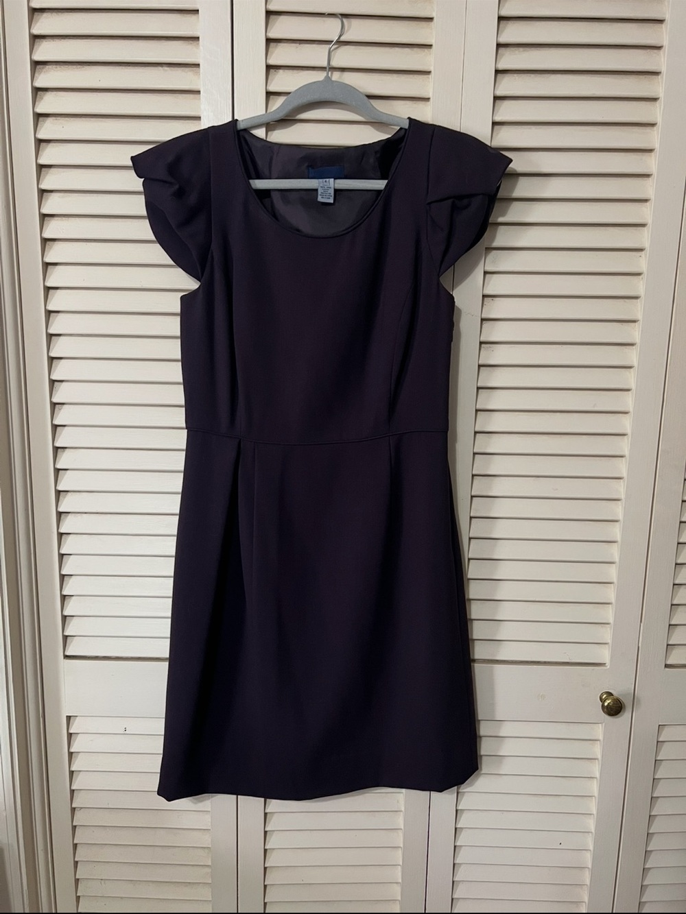 J. Crew Flutter-Sleeve Midi Dress
